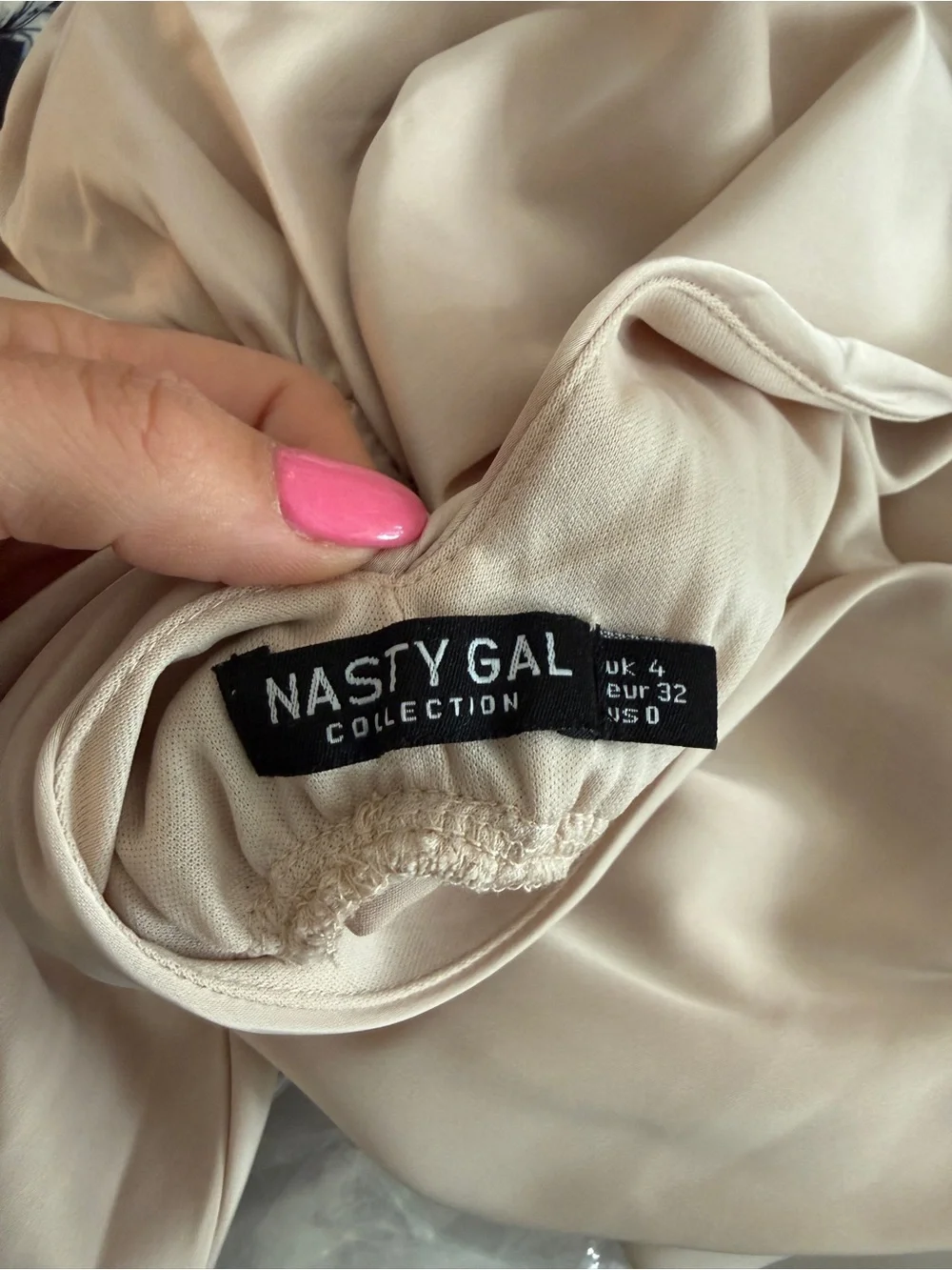 Nasty Gal Cream Jumpsuit - Picture 4 of 4